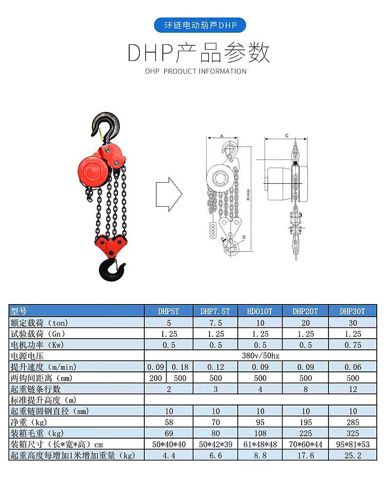 倒掛環鏈電動葫蘆